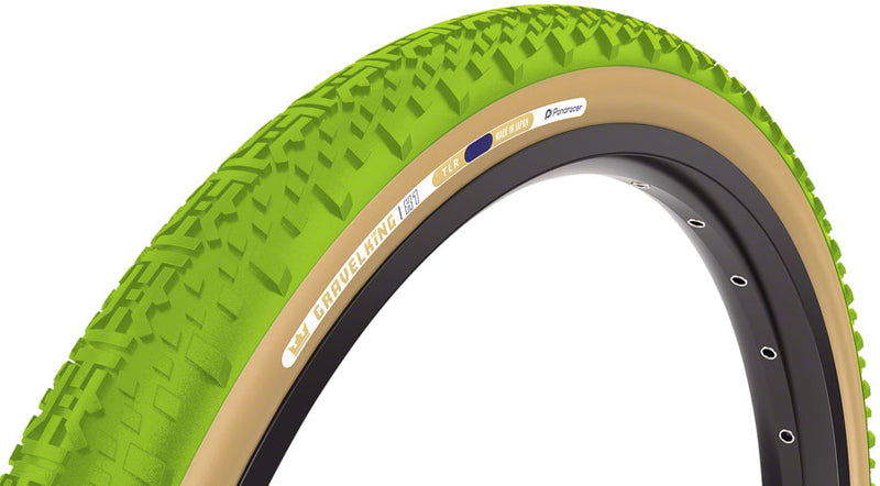 Panaracer GravelKing X1 Tire - 700 x 40 Tubeless Folding Matcha/Brown