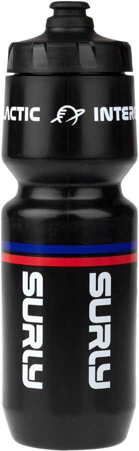 Surly Intergalactic Purist Non-Insulated Water Bottle - Black/Red/Blue 26 oz