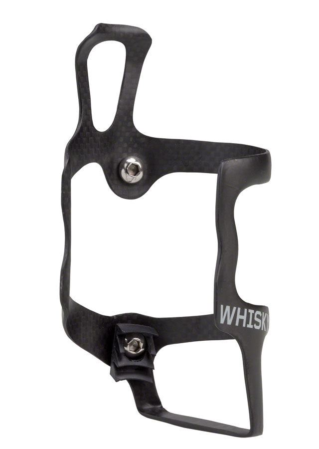 WHISKY No.9 SEL Carbon Water Bottle Cage - Left Side Entry Matte Black