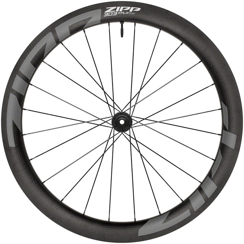 Zipp 303 XPLR SW Front Wheel - 700 12 x 100mm Center-Lock Carbon BLK 24H A1