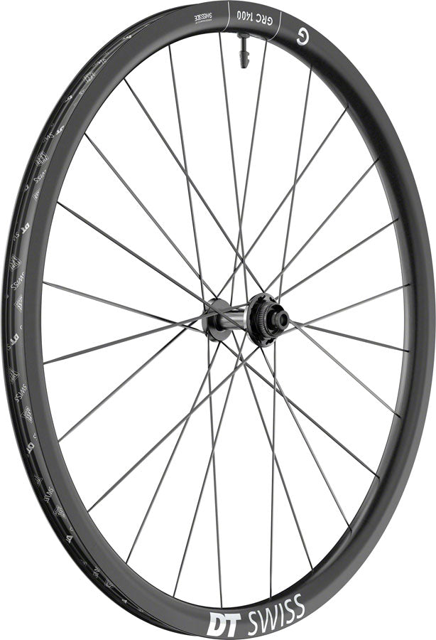 DT Swiss GRC 1400 DICUT 30 Front Wheel - 700 12 x 100mm Center-Lock Black