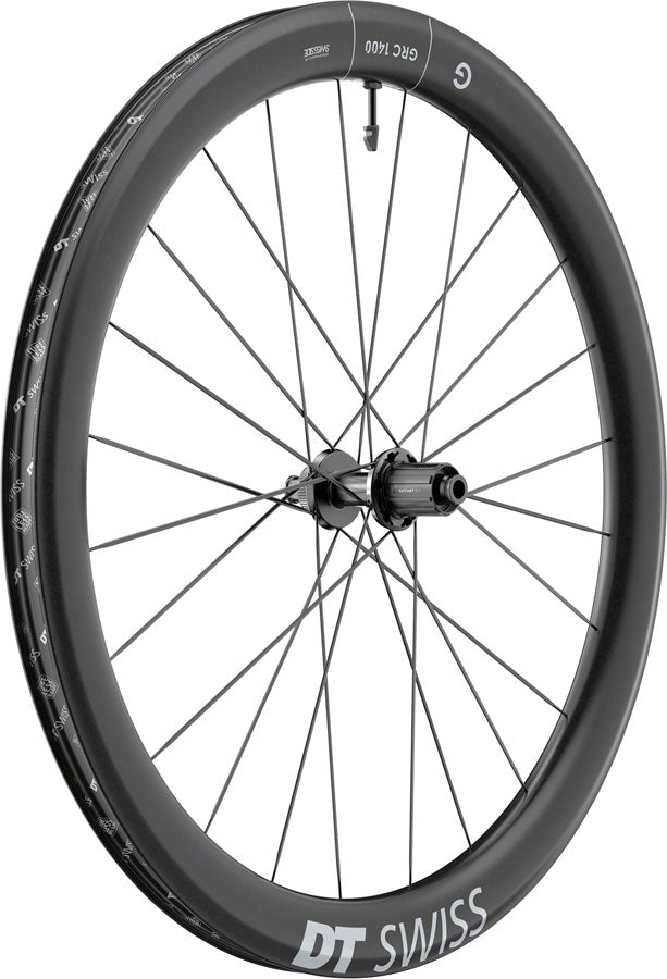 DT Swiss GRC 1400 DICUT 50 Rear Wheel - 700c 12 x 142mm Center-Lock HG 11 Road Ratchet EXP 36 BLK