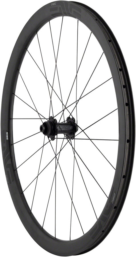 ENVE COMPOSITES SES 3.4 DISC GEN 2 WHEELSET - 700C, 12 X 100/142MM, CENTER-LOCK, BLACK, ENVE ALLOY HUB, LASER SPOKES - Open Box, New