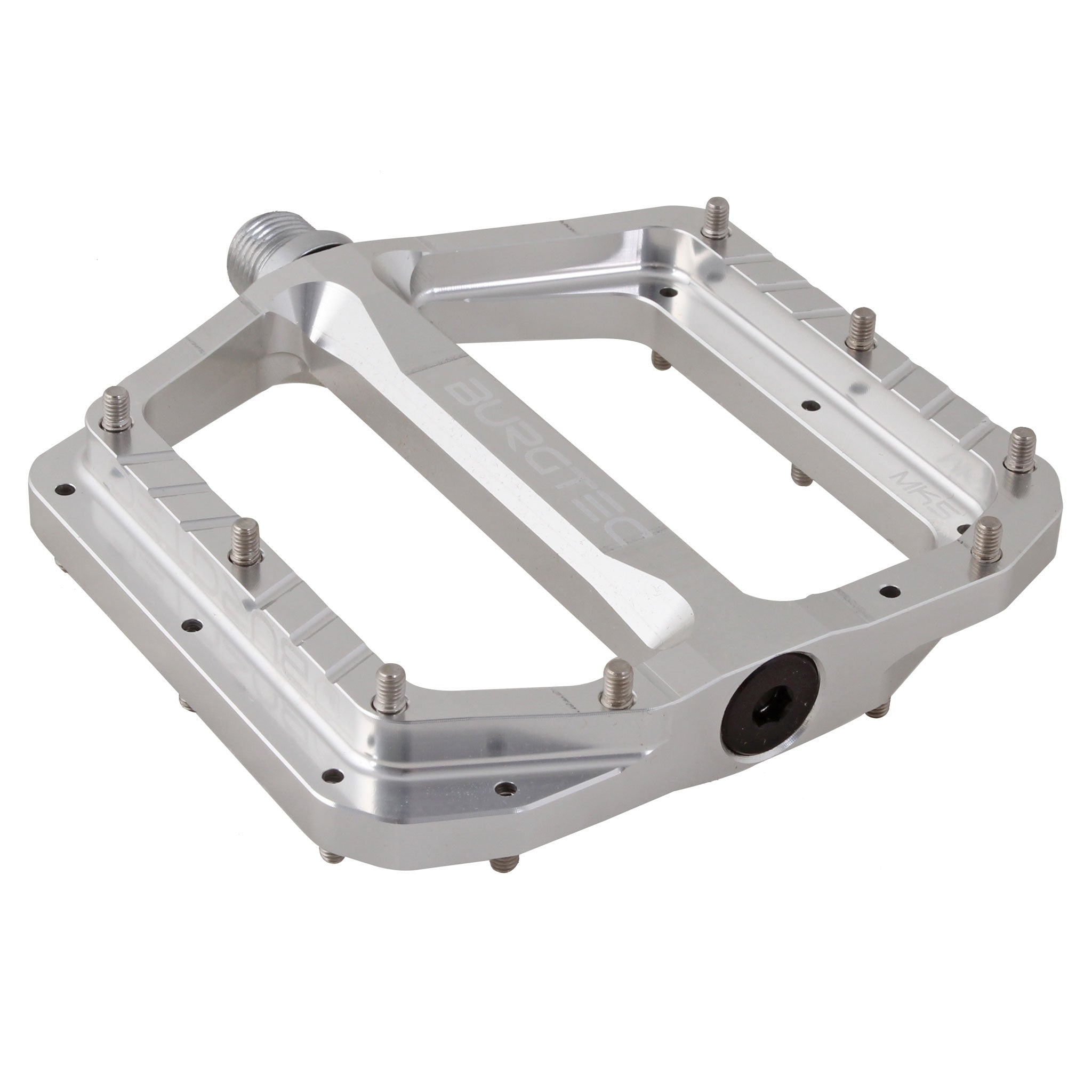 Burgtec Penthouse MK5 Pedals CrMo - Silver