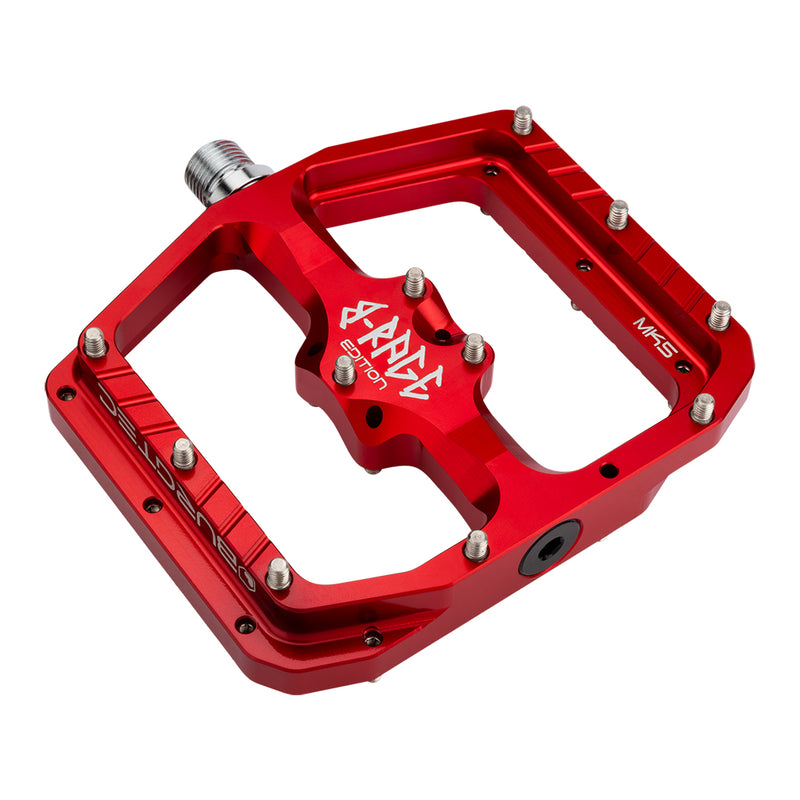 Burgtec Penthouse Flat MK5 B-Rage Edition Pedals - Race Red