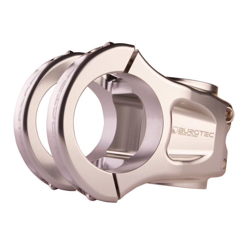 Burgtec Enduro MK3 Stem (35.0) 0d x 35mm - Rhodium Silver