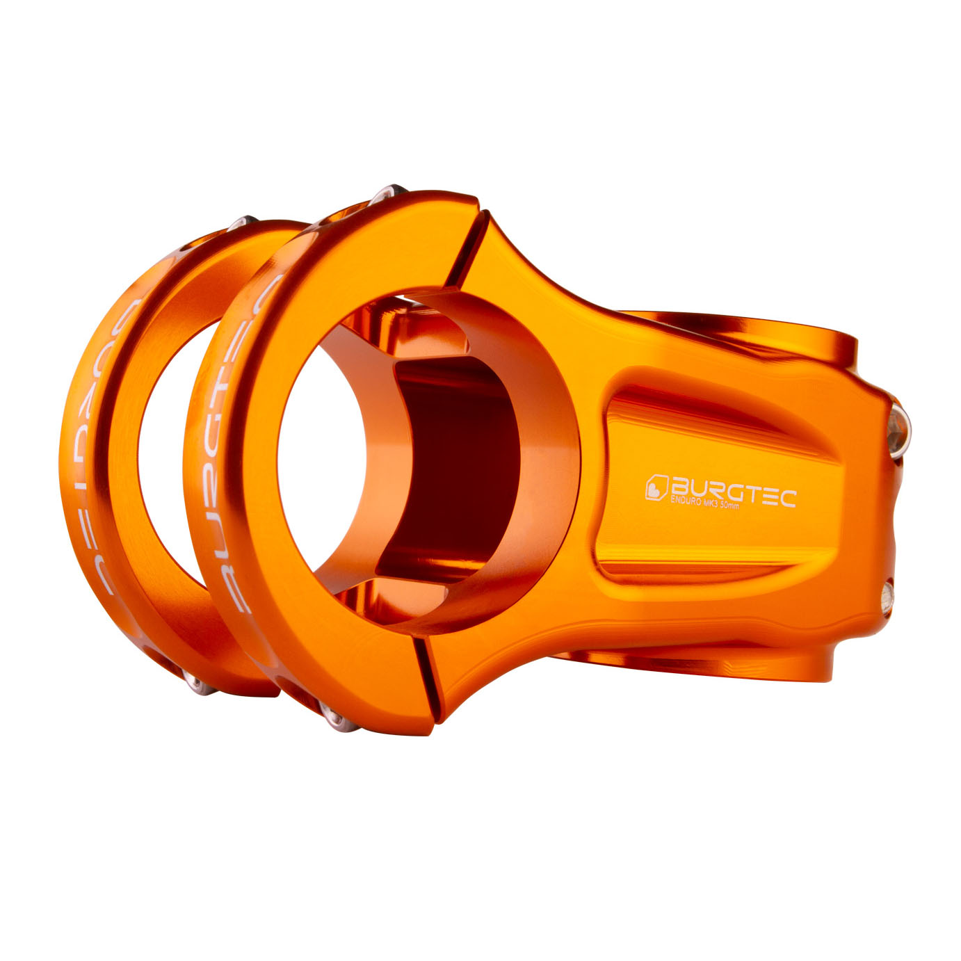 Burgtec Enduro MK3 Stem (35.0) 0d x 50mm - Iron Bro Orange