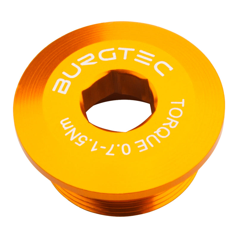 Burgtec Shimano Crank Bolt - Iron Bro Orange