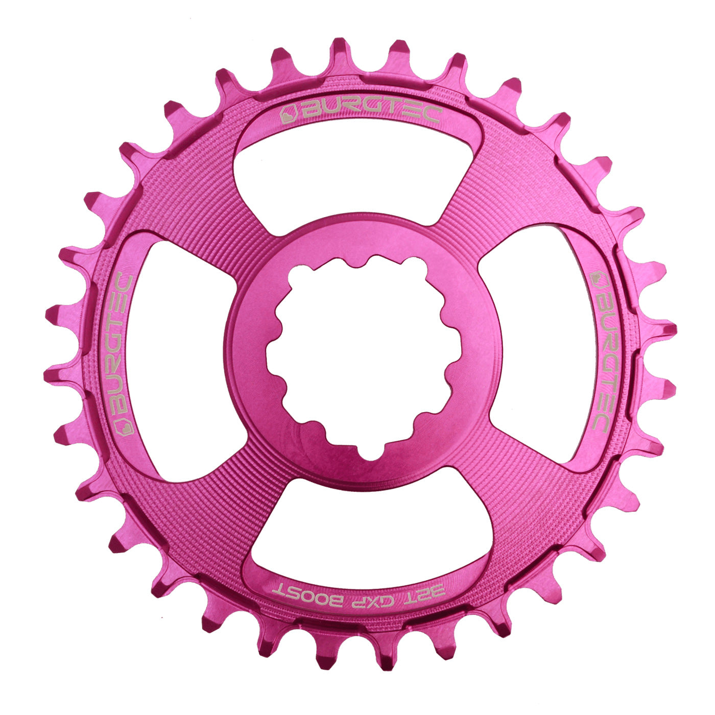 Burgtec GXP Boost 3mm Thick Thin Chainring 32T - Purple Rain