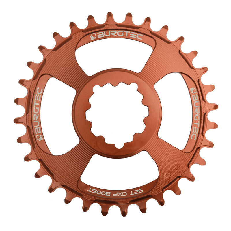 Burgtec GXP Boost 3mm Thick Thin Chainring 30T - Kash Bronze