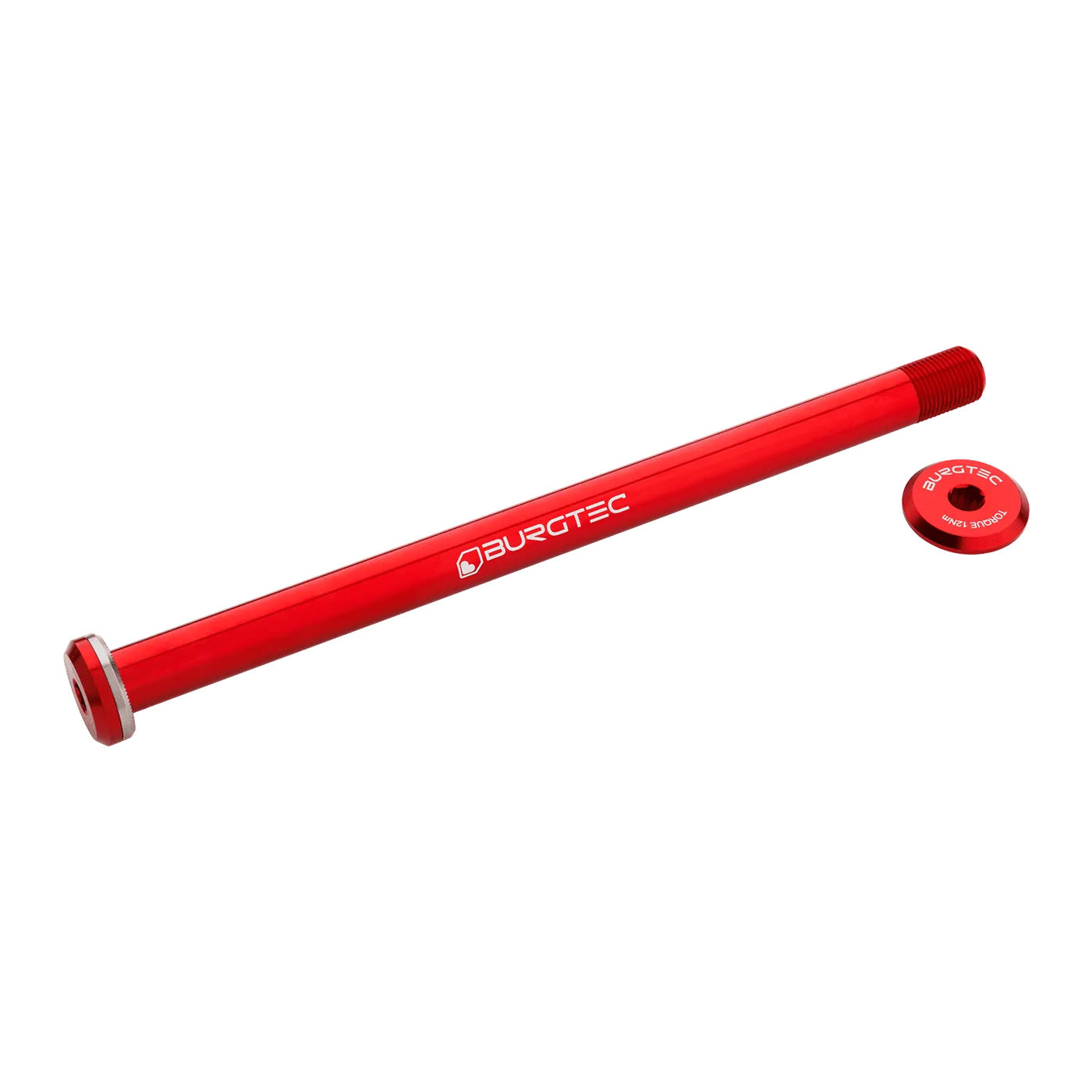 Burgtec Santa Cruz V10 182mm Rear Axle - Race Red