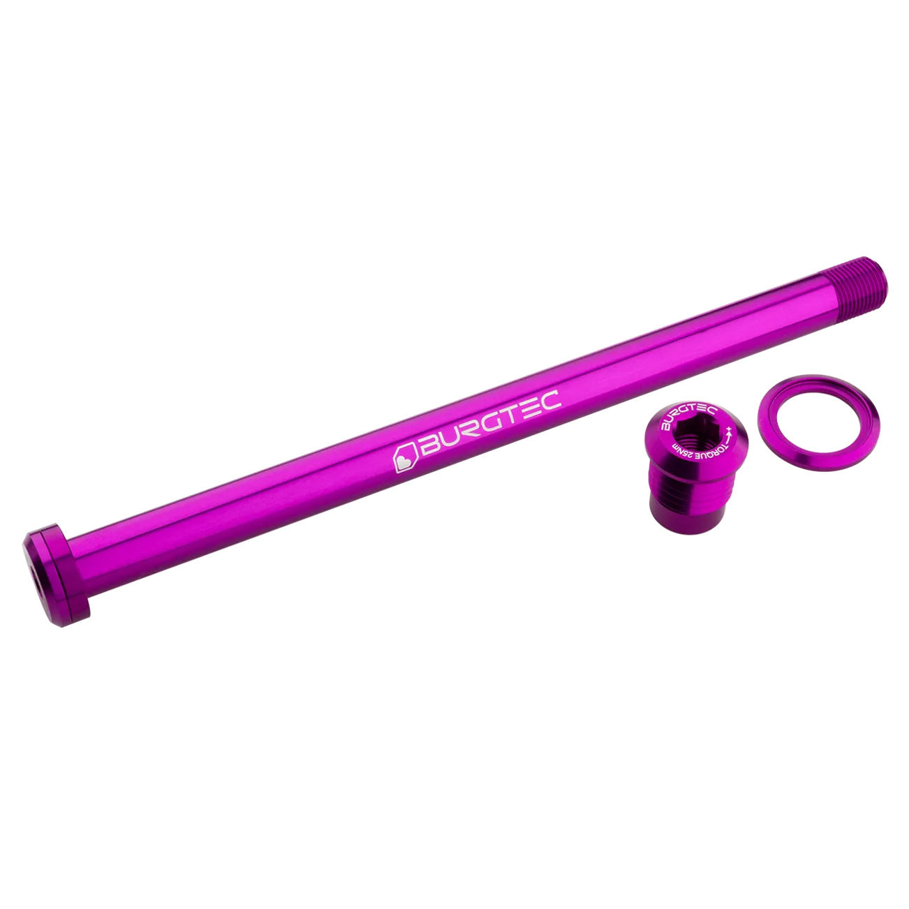 Burgtec 180mm x 12mm 1.00mm Pitch Rear Axle - Purple Rain