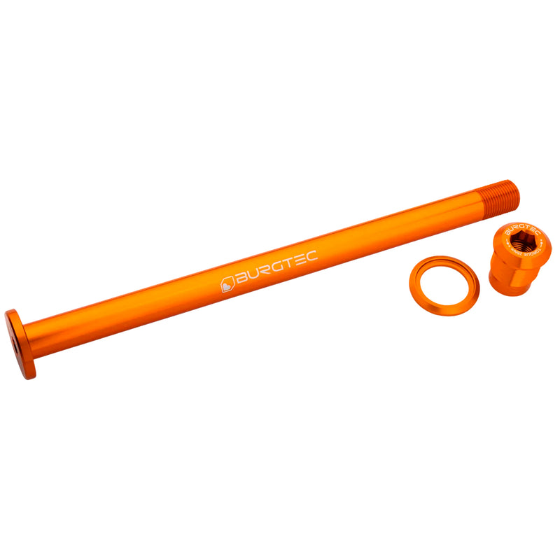 Burgtec Evil 183.5mm UDH Rear Axle - Iron Bro Orange