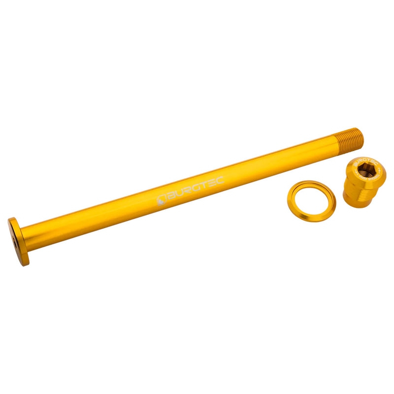 Burgtec Evil 183.5mm UDH Rear Axle - Burgtec Bullion Gold