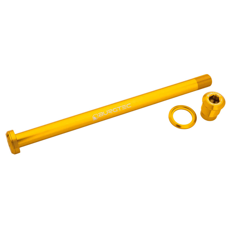 Burgtec Pivot 185.3mm UDH Rear Axle - Burgtec Bullion Gold