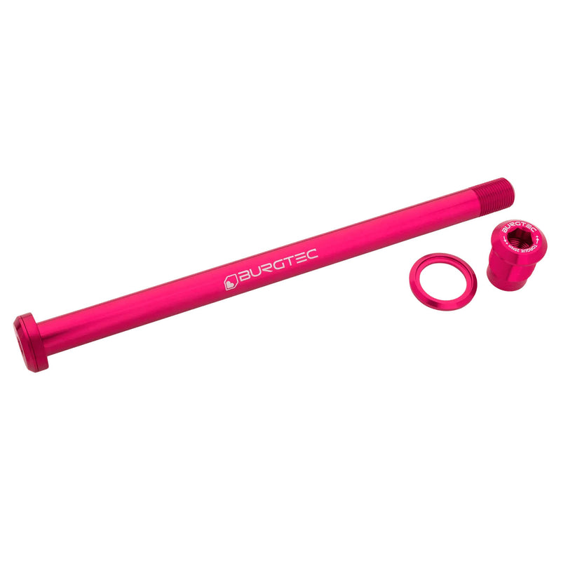 Burgtec Pivot 185.3mm UDH Rear Axle - Toxic Barbie Pink