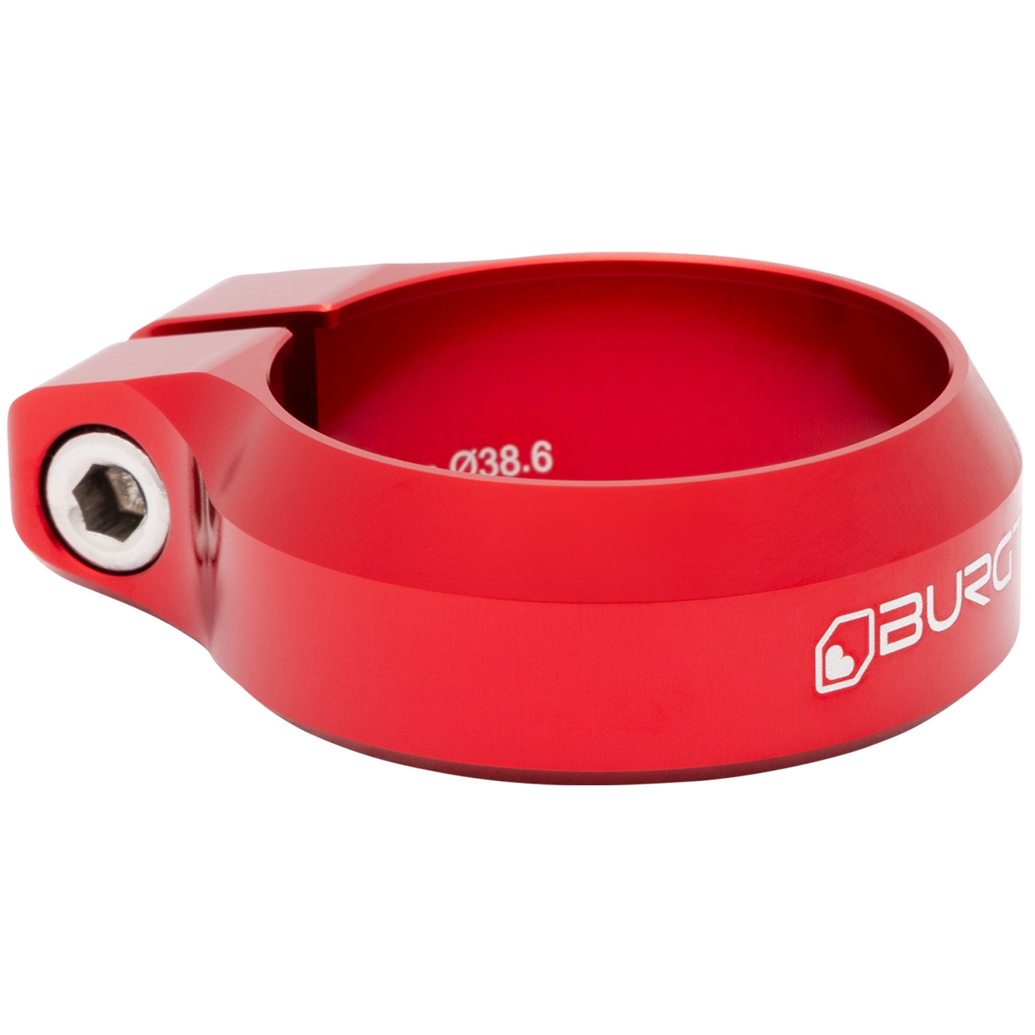 Burgtec Seat Clamp - 38.6mm Diameter - Race Red