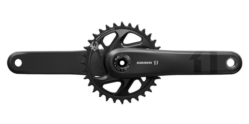 SRAM X1 Eagle Carbon Boost 55mm Crankset - 170mm, 12-Speed, 34t, Direct Mount, DUB Wide Spindle Interface, Black - Open Box, New
