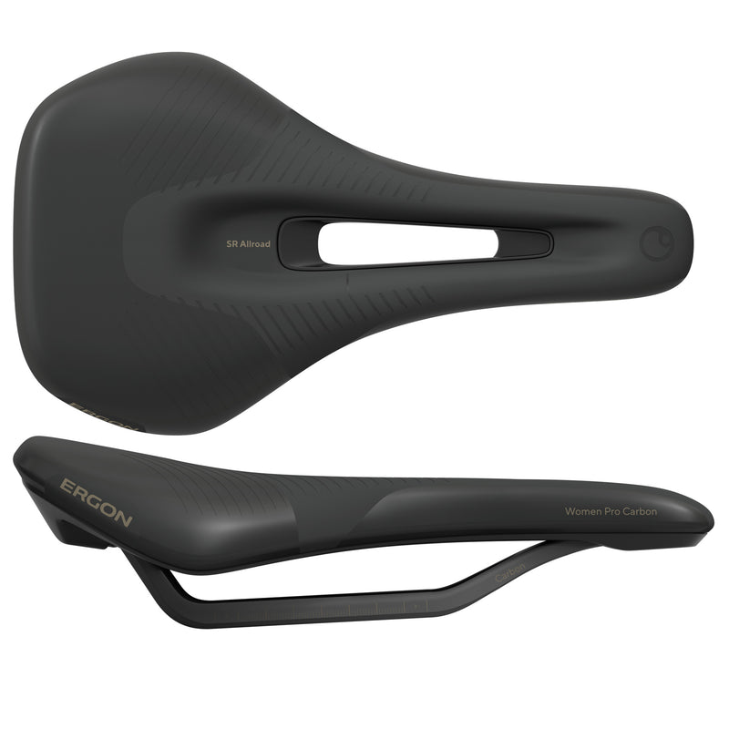 Ergon SR Allroad Pro Carbon Womens Saddle S/M Black