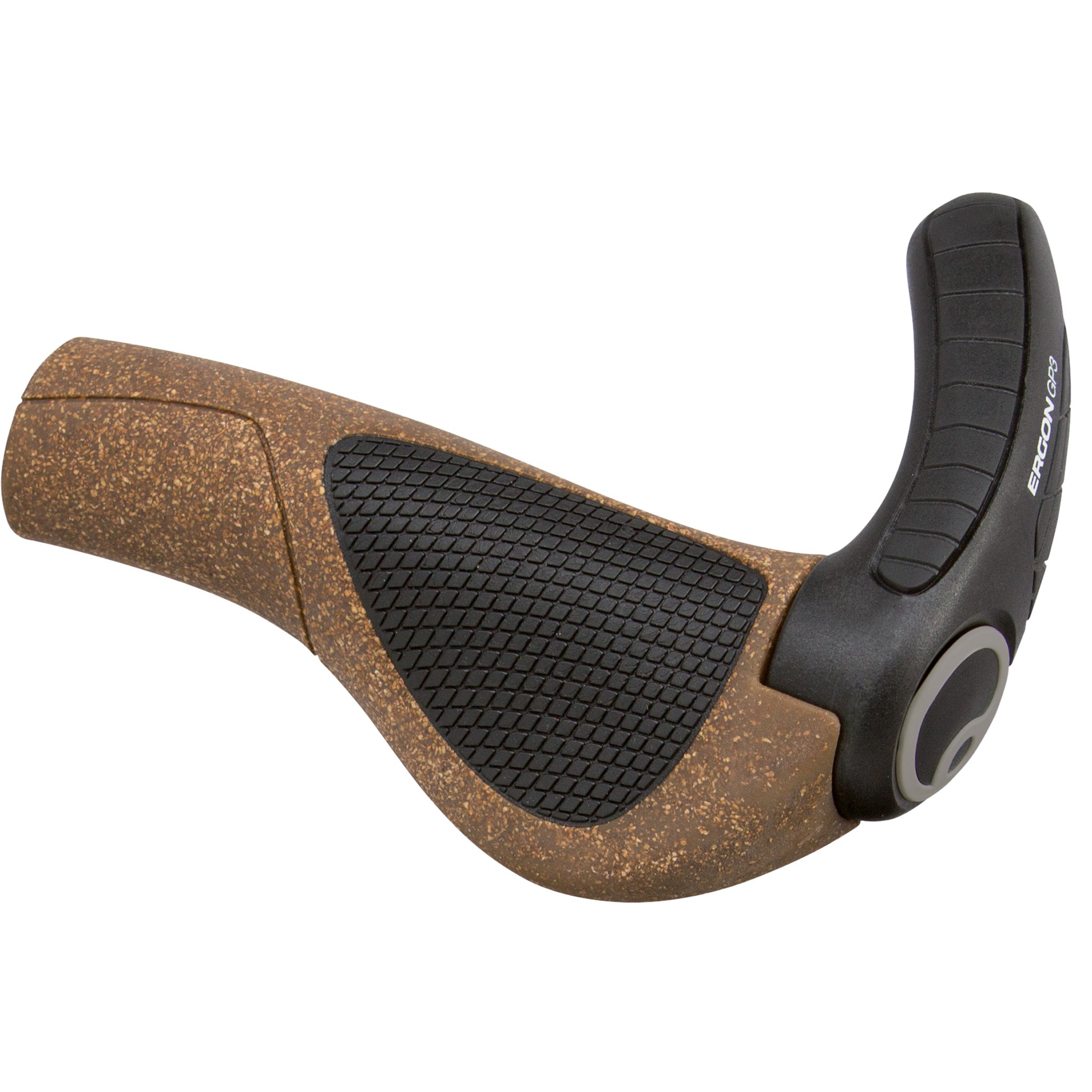 Ergon GP3 Evo BioKork Grips Small Brown/Black