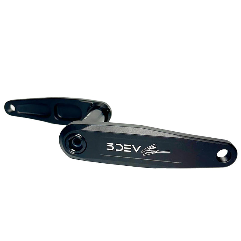 5Dev DH/Freeride Cranks 155mm / DUB Spindle - Black