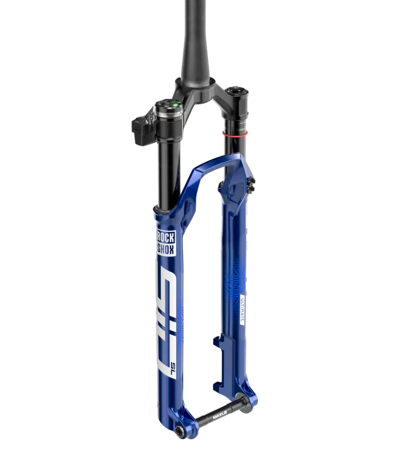 RockShox SID SL Ultimate Flight Attendant Race Day Suspension Fork - 29", 110 mm, 15 x 110 mm, 44 mm Offset, Blue Crush, D1