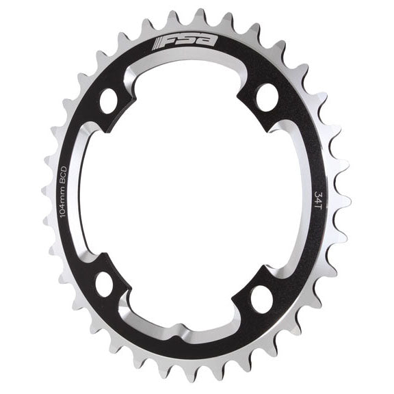 FSA DH 3mm Chainring 104BCD x 34T - Black