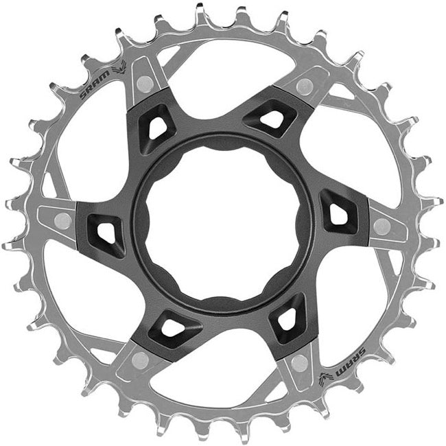 SRAM XX T-Type E-MTB Chainring TQ Direct Mount 32t Blk/S