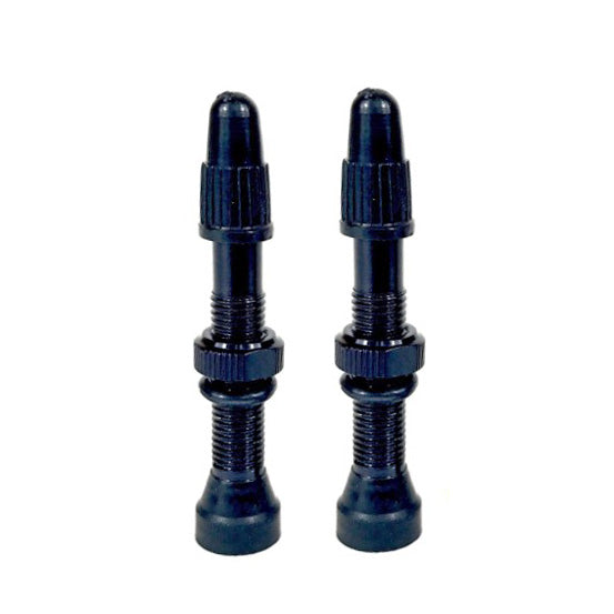 Hold Fast Cycling Tubeless Presta Valve Stem 36mm (Pair) - Black