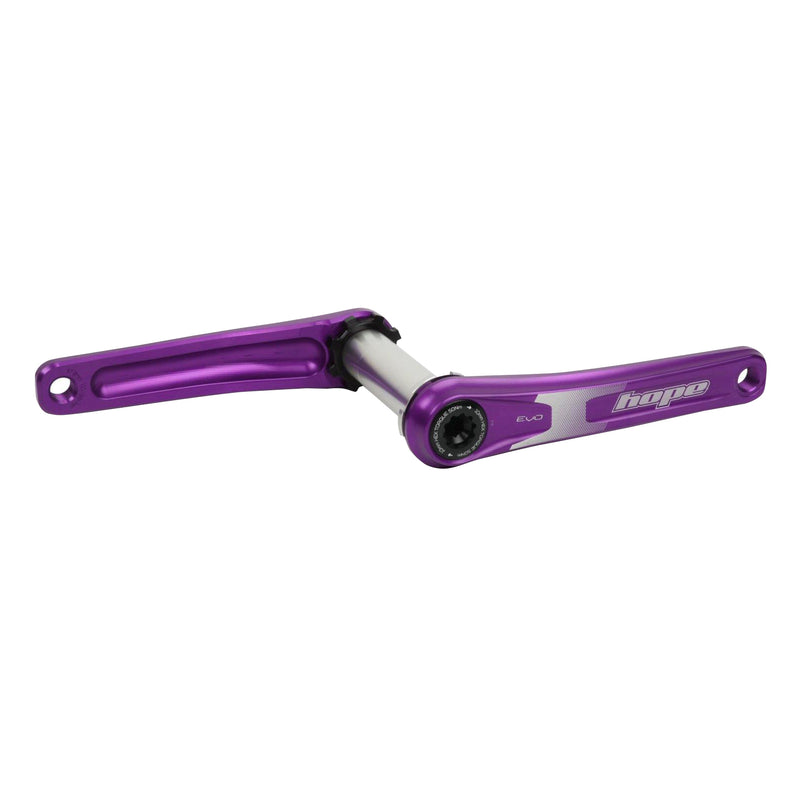 Hope Evo Crankset No Spider(68/73mm) 170mm Purple