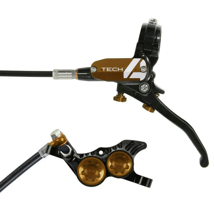 Hope Tech 4 V4 Disc Brake Left/Front 74mm Black/Bronze