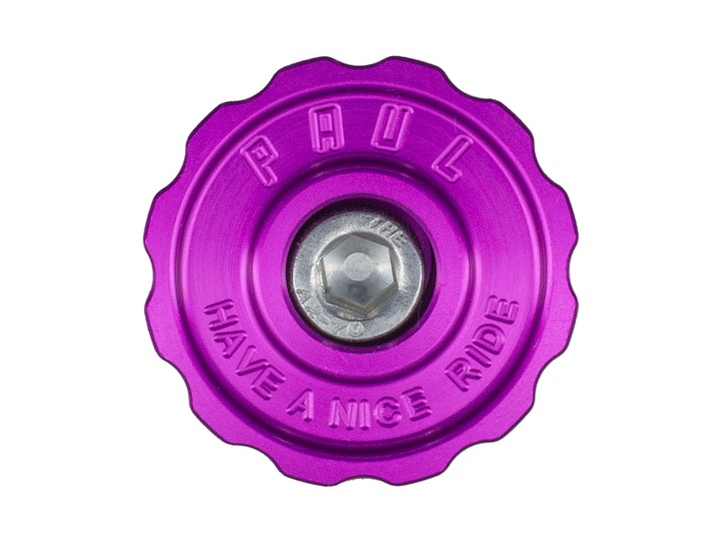 Paul Components Aluminum Top Cap Purple