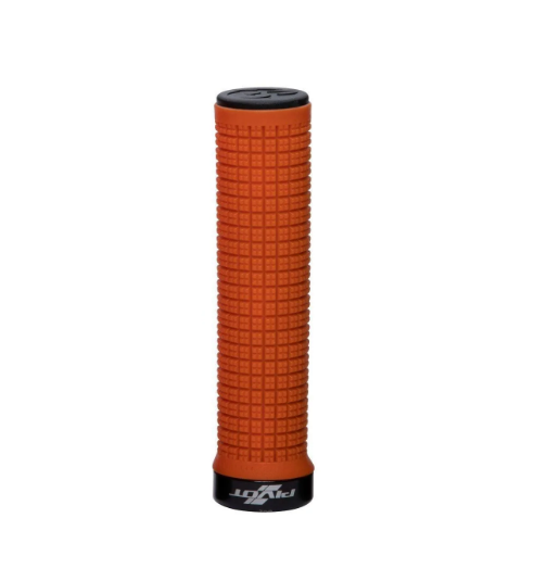 Pivot Phoenix Factory Lock-On Grips, Orange - Open Box, New