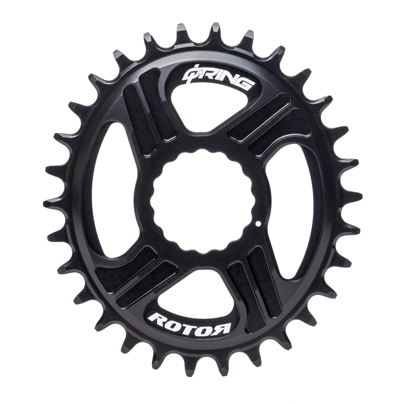 Rotor Cinch DM Q Oval Ring 30t Black