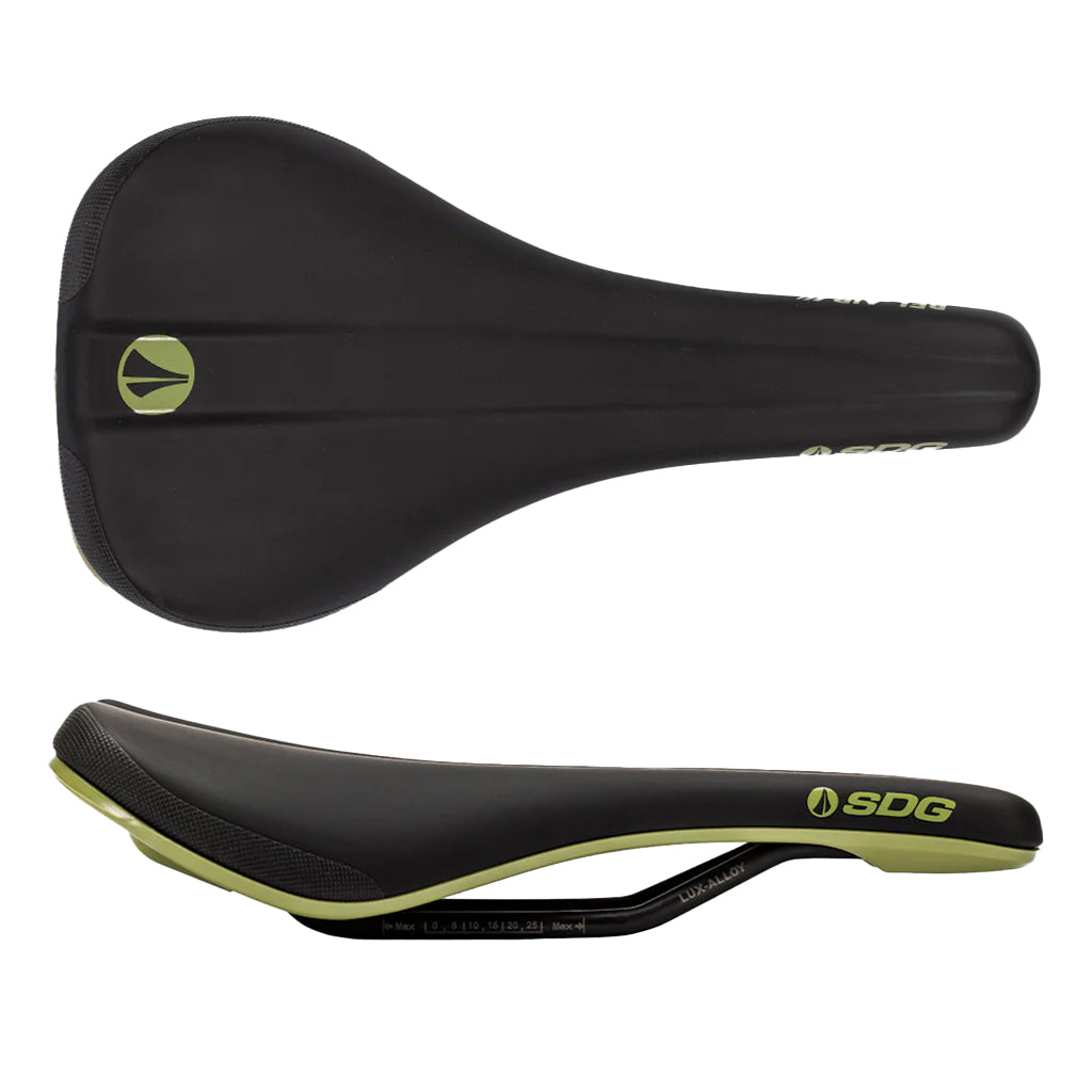 SDG Bel-Air V3 Saddle Lux Rails Matte Black/Olive Green