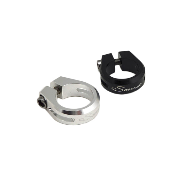 Soma Bolt-On Seat Clamp 29.8mm (1-1/8") - Black