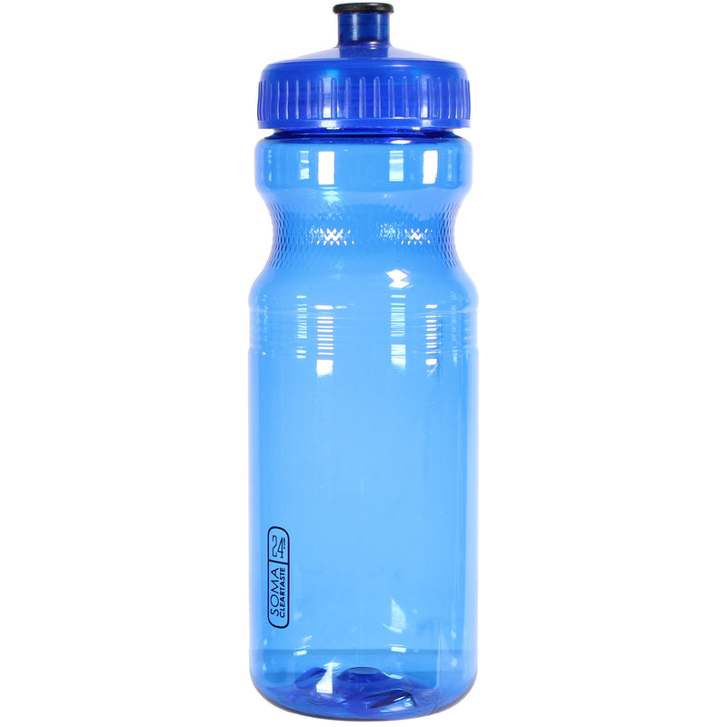 Soma Clear Taste Water Bottle Blue/Black - 24oz