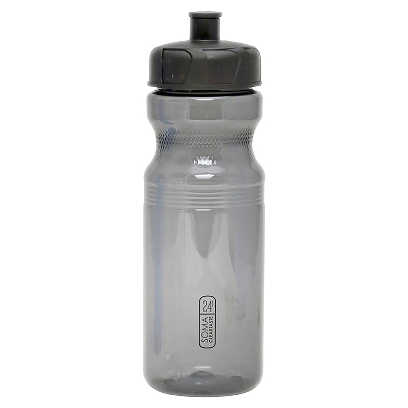 Soma Clear Taste Water Bottle Smoke/Black - 24oz