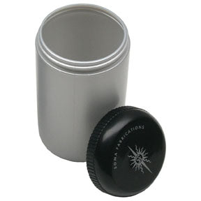 Soma Stash Bottle Silver/Black - Small