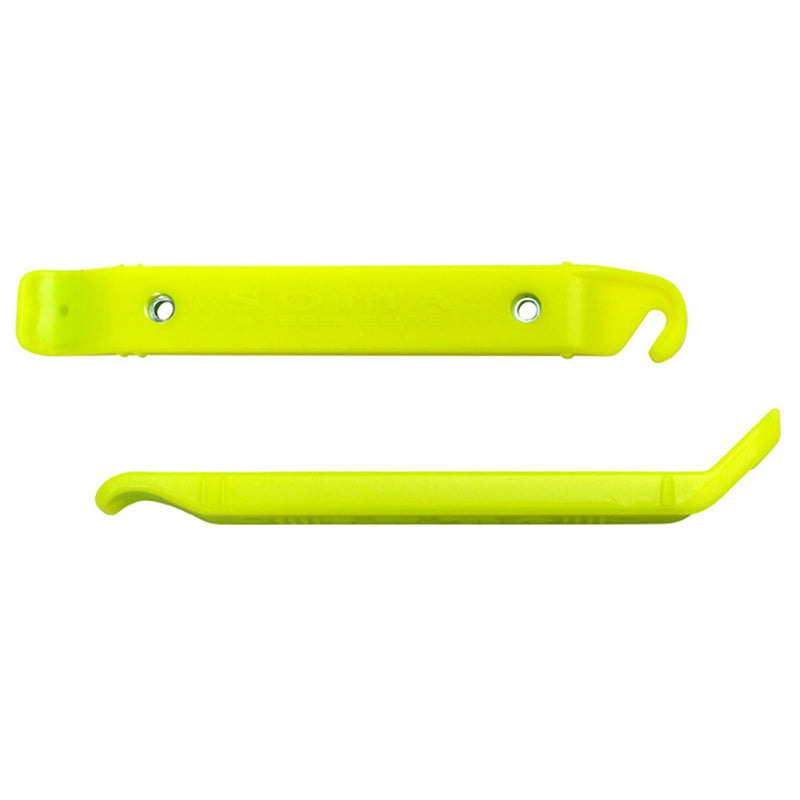 Soma Steel Core Tire Levers Pair - Neon Yellow