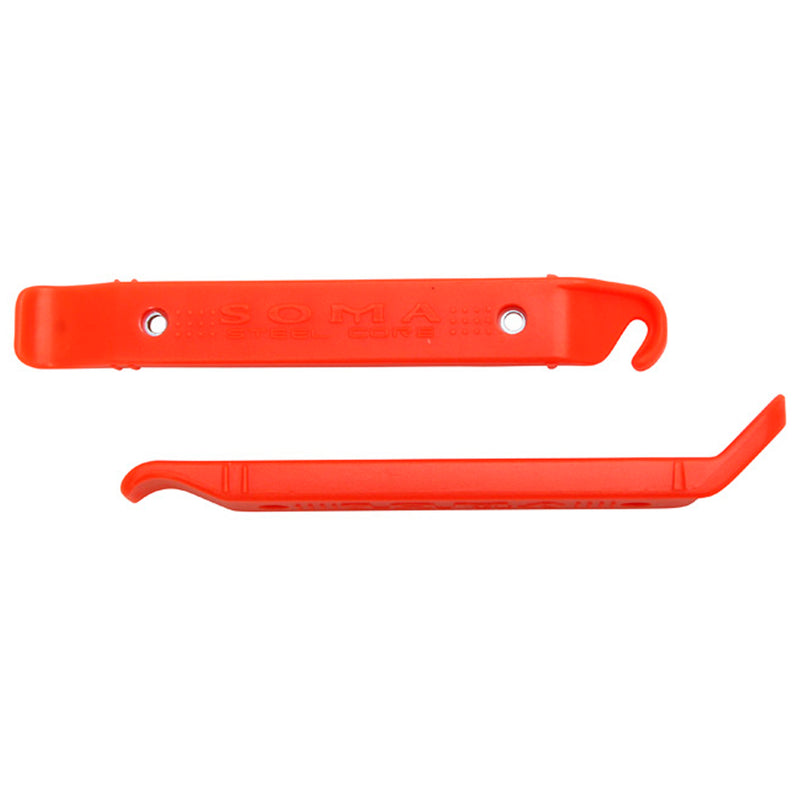 Soma Steel Core Tire Levers Pair - Neon Orange