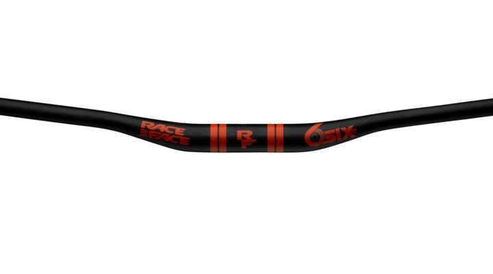 RaceFace SIXC Carbon Riser Handlebar: 35 x 820mm 20mm Rise Fox Orange - Open Box, New