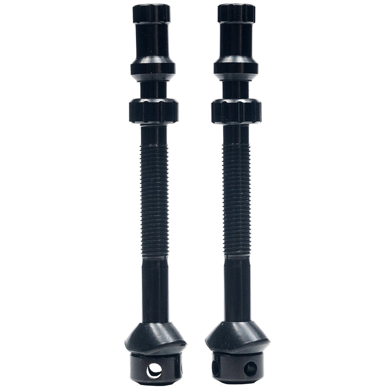 Stans Universal+ Presta Valves Tall (53mm) Pair Black