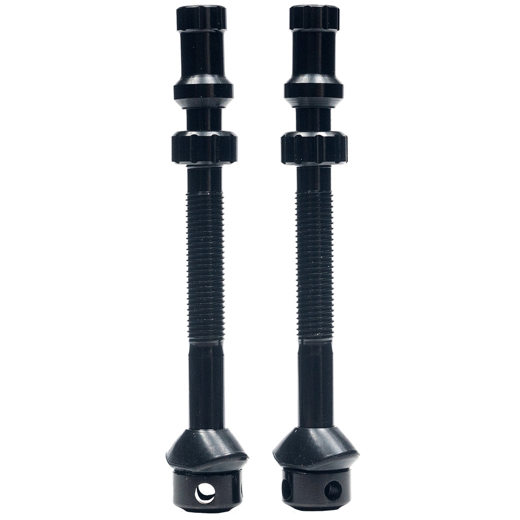 Stans Universal+ Presta Valves Tall (53mm) Pair Black