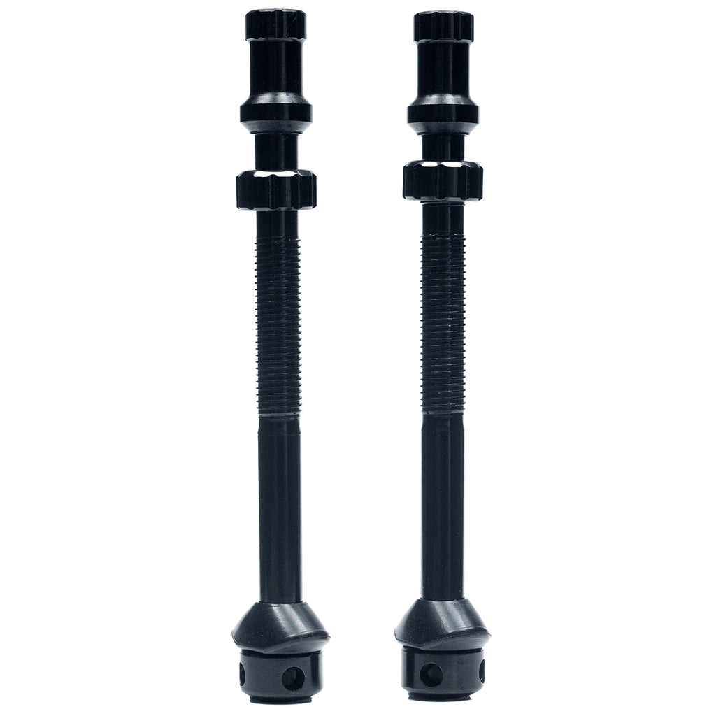 Stans Universal+ Presta Valves Extra Tall (63mm) Pair Blk