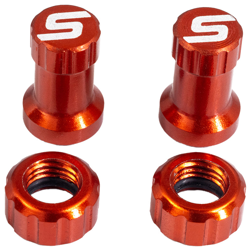 Stans Tubeless Valve Color Kit Pair Orange