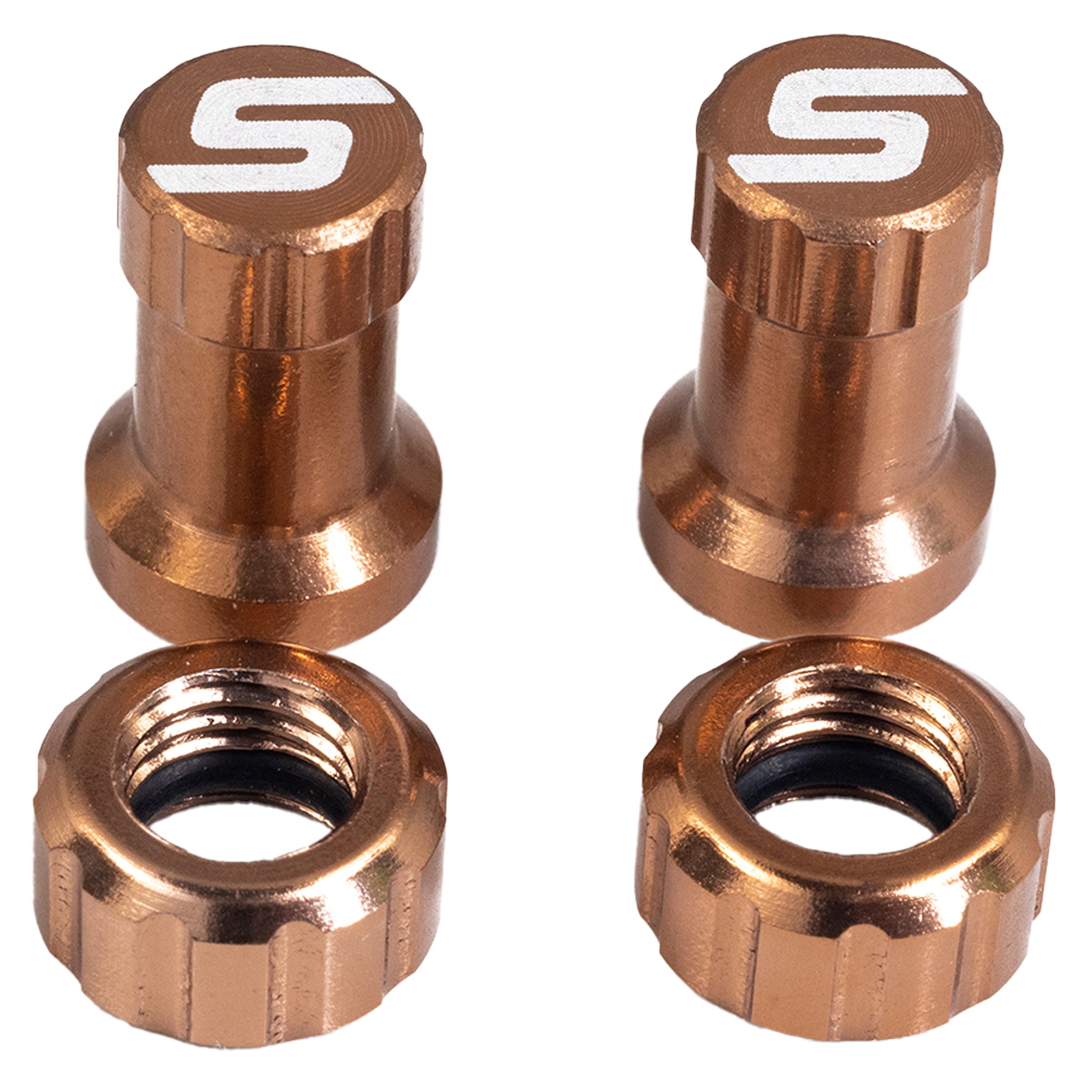 Stans Tubeless Valve Color Kit Pair Copper