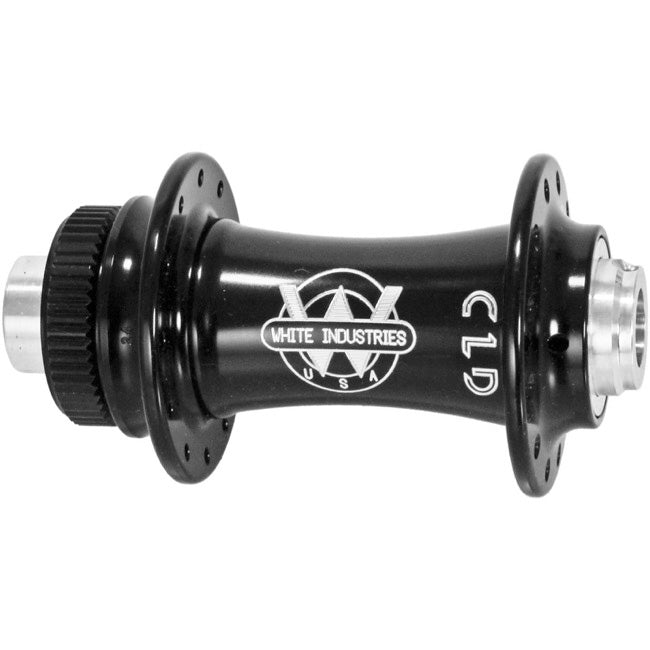 White Industries Front CLD TA Hub 12x100mm 24h Black