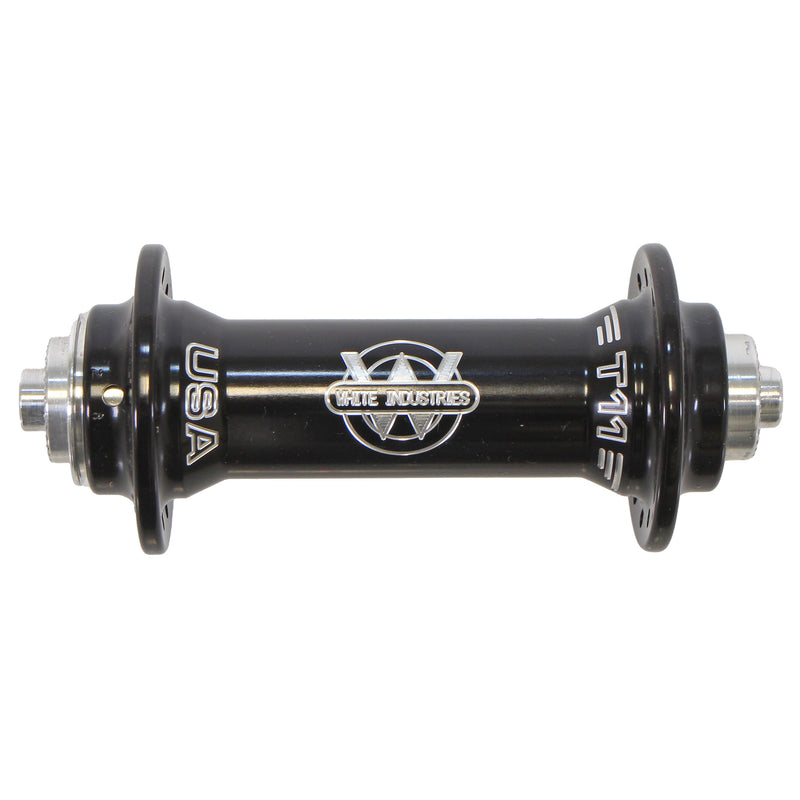 White Industries Front T11 Road Hub 9x100mm QR 28h Black