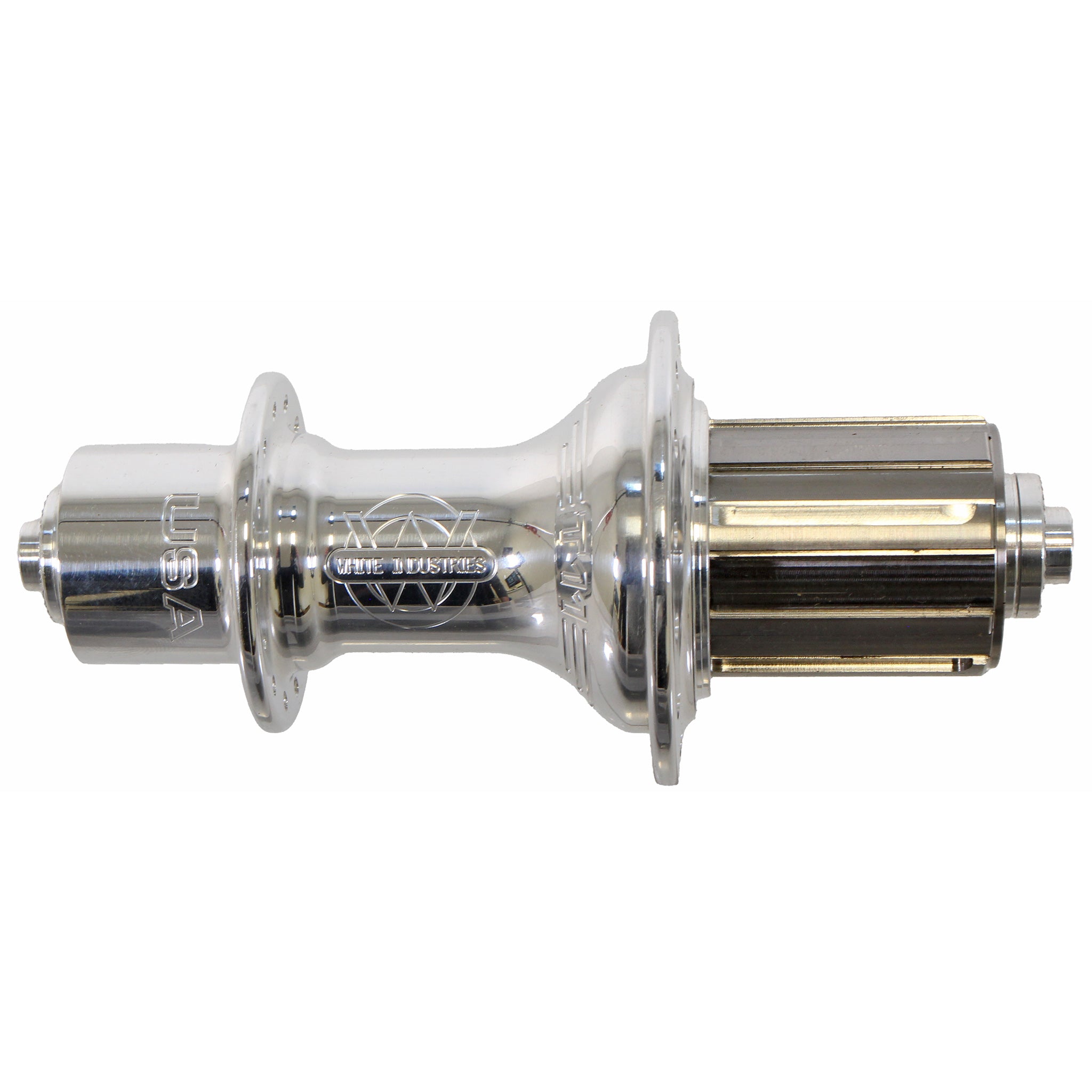 White Industries Rear T11 Road Hub 10x130mm QR HG 28h Silver